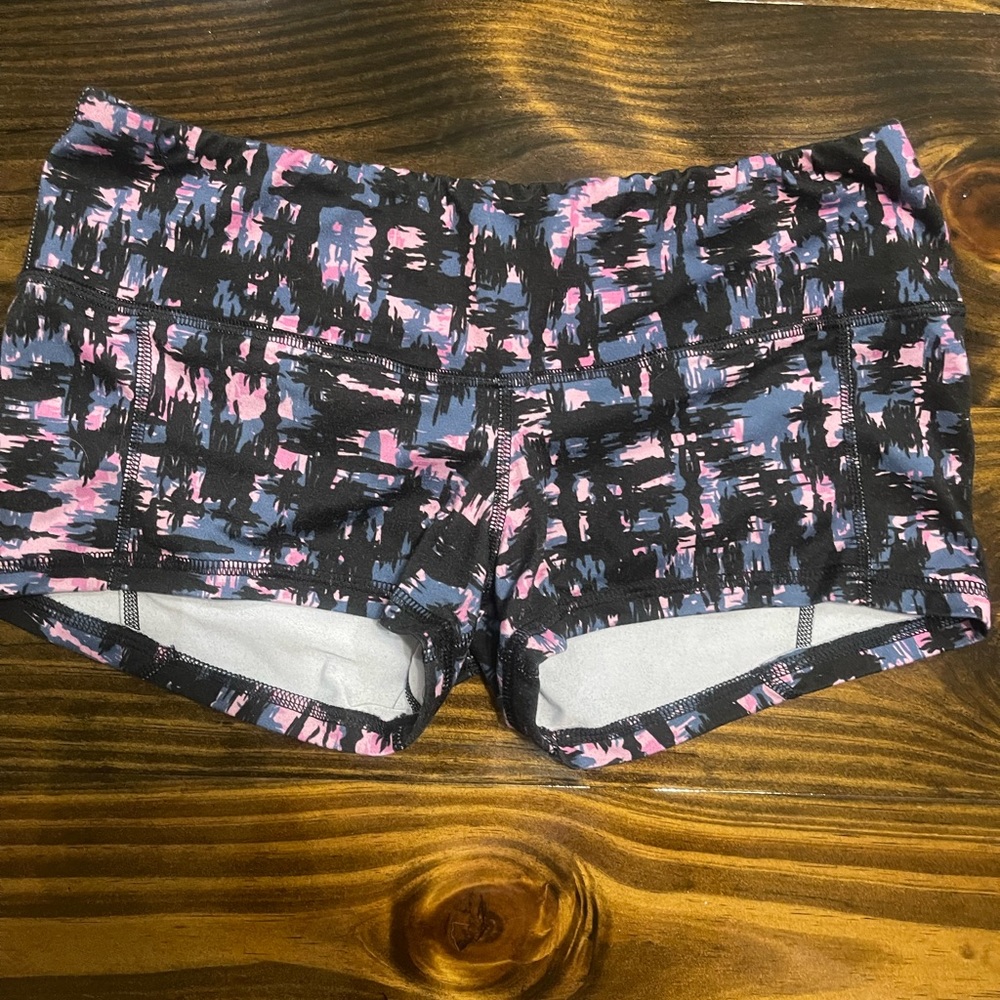 Fleo shorts. Blue, black and pink. Sz L GUC